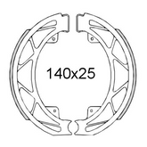 Ganasce freno posteriori RMS Piaggio Liberty 50cc 1997>  per PIAGGIO LIBERTY 4T PTT - DOUBLE - NEXIVE 50 2009 - 2017